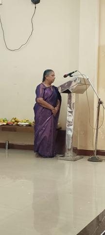 ವಲಯದ ಕಾರ್ಯದರ್ಶಿ ಶ್ರೀಮತಿ ಸುಜಾತ ಗುಣಸಾಗರ