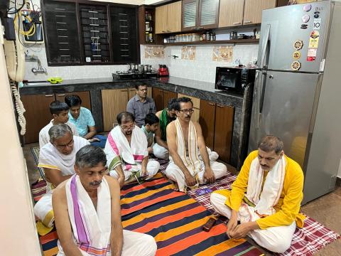 ಸೆಪ್ಟೆಂಬರ್ ತಿಂಗಳ ಕಾರ್ಯಕ್ರಮ. ಸಾಮೂಹಿಕ ವಿಷ್ಣುಸಹಸ್ರನಾಮ